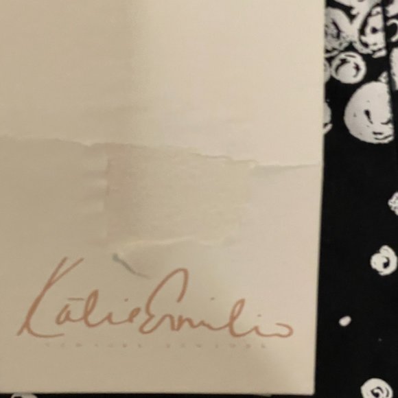 Katie Ermilio Silk Pearl Pencil Skirt - Picture 8 of 11